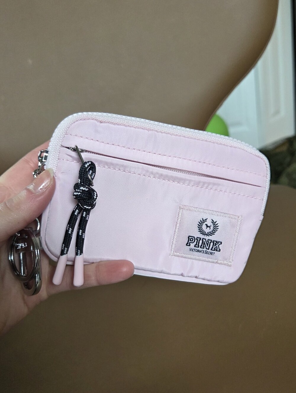 PINK by Victoria's Secret Light Pink Zip Pouch